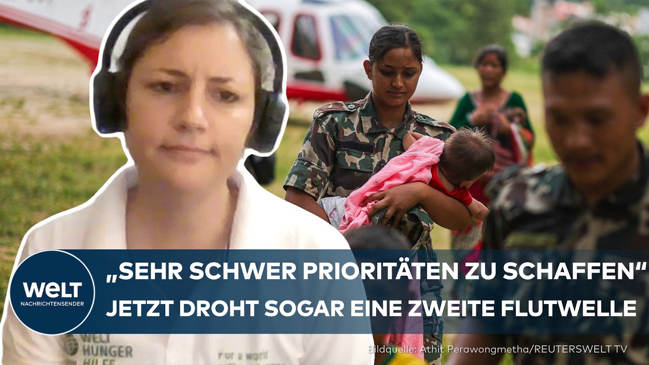NEPAL: Weitere Sturzflut droht! Suche nach Vermissten läuft unter katastrophalen Bedingungen