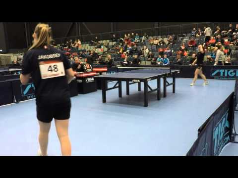 160430 DM2016, Louise Jakobsen - Sofie Egeholt Bang