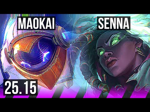MAOKAI & Draven vs SENNA & Kog'Maw (SUP) | KR Master | 25.15