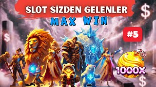 SLOT OYUNLARI 💎 SİZDEN GELEN REKOR KAZANÇLAR #5 #slotoyunları #maxwin #sizdengel