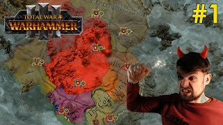 Blood for the Blood God! Skulls for the Skull Throne! | Total War: Warhammer III #1