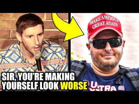 Comedian Sets a Trap, MAGA Man Walks Directly Into it