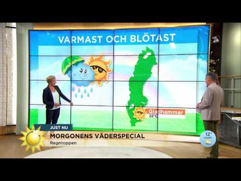 Här är orten med mest regn i hela Sverige  - Nyhetsmorgon (TV4)