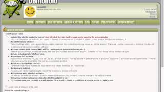 How to upload  to Demonoid