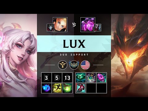 Lux Support vs Vel'Koz - NA Challenger Patch 25.12