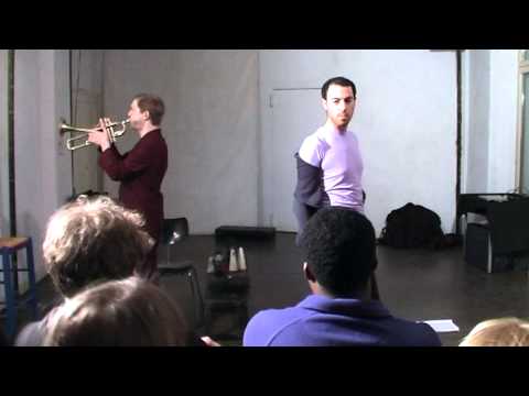 Axel Dörner & Diego Chamy at KuLe, Berlin - Labor Sonor concert series