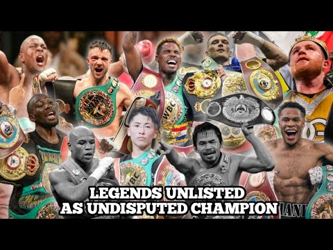 Only 1% of Boxers Achieve This -The Undisputed Title! Pacman and Mayweather Never Became Undisputed?