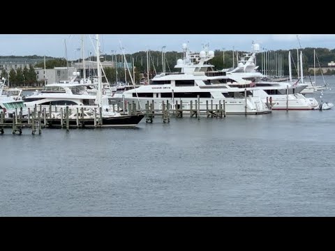 Megayachts on the Bay