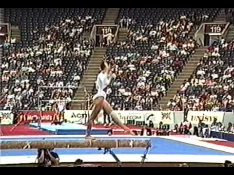 8th Team HUN Andrea Molnar BB - 1991 World Gymnastics Championships 9.562