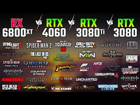RX 6800 XT vs RTX 4060 vs RTX 3080 Ti vs RTX 3080 in 2025 | Test in 33 Games | 1440p