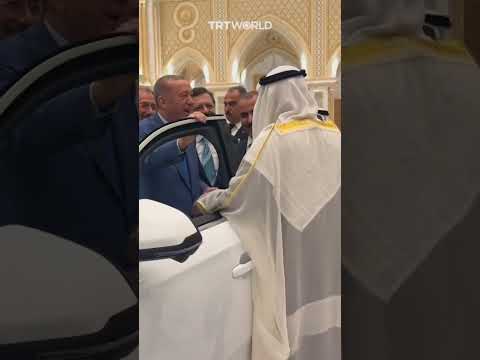 President Erdogan presents Togg to UAE president