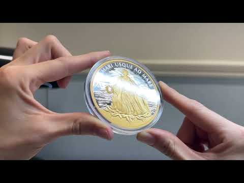 Canada 2026 $50 Peace Dollar 5oz Pure Silver Coin with Selective Gold Plating