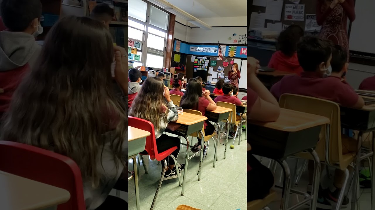 Clapping to Ms. Galan's rhythm