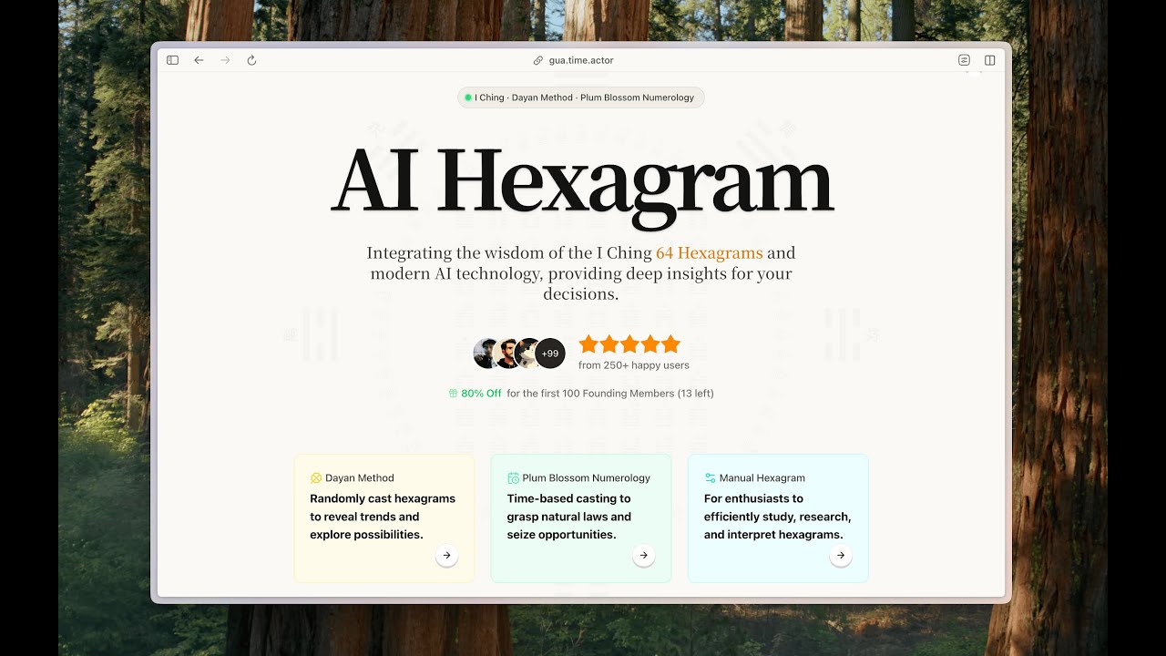 AI Hexagram demo video