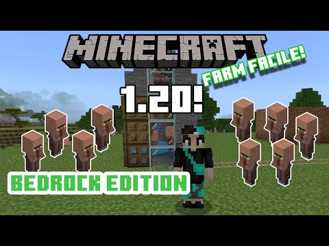 *1.20* The Best Villager Farm for Bedrock Edition!!! || Minecraft ITA