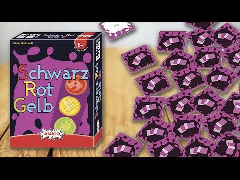 SCHWARZ ROT GELB - Spielregeln TV (Spielanleitung Deutsch) - AMIGO SPIELE