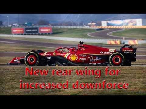 Ferrari SF-24: new rear wing assembly for more downforce and massive SF-23 understeer fix