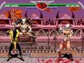 Mortal Kombat Chaotic Bloody Scorpion Vs Shao Kahn MK2