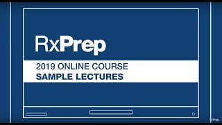 RxPrep 2019 Sample NAPLEX Review Lectures