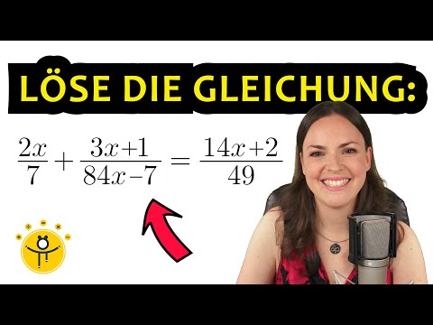 Einfache Bruchgleichungen lösen – Definitionsmenge, Lösungsmenge