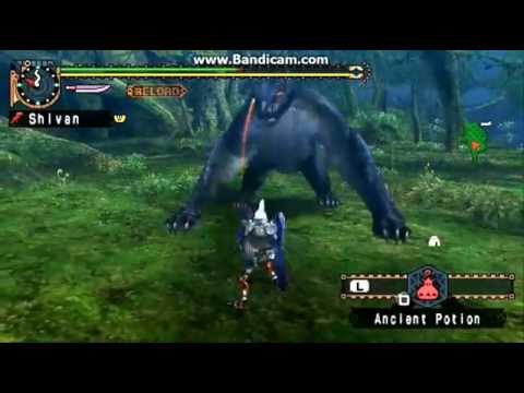 MHFU - Gunlance vs G-Rank Nargacuga (Improved run)