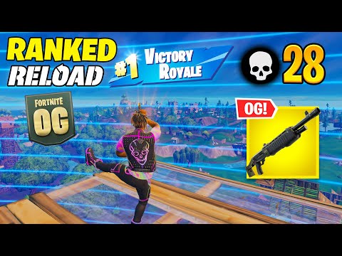 Fortnite Reload | High Kill Solo vs Squads RANKED Win Full Gameplay (Keyboard & Mouse)