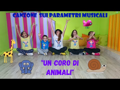 CANZONE SUI PARAMETRI MUSICALI PER BAMBINI-"UN CORO DI ANIMALI"