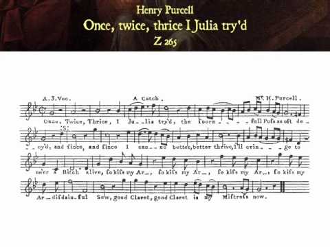 Purcell: Z 265. Once, twice, thrice I Julia try'd - Deller Consort