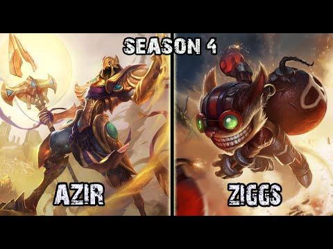 Azir vs Ziggs MID Ranked Challenger Korea