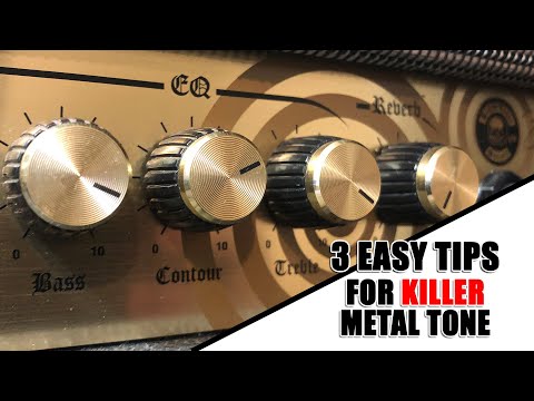 3 EASY TIPS for KILLER Metal Guitar Tone | EQ, effects, settings help