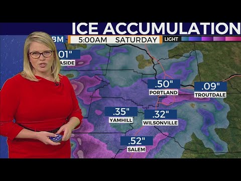 More snow for some, more ice up and down Willamette Valley