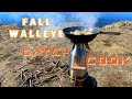 Video Thumbnail for Fall Walleye Catch N Cook! Kelly Kettle Cooking On A Hidden Lake