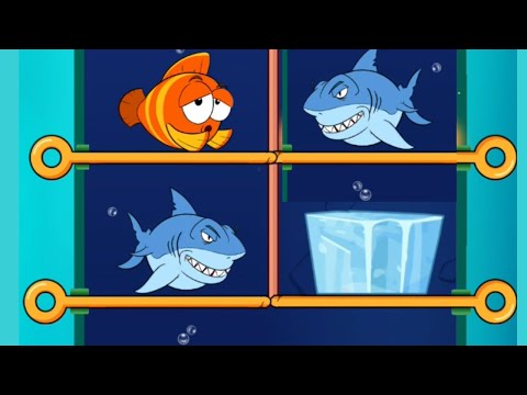 save the fish / pull the pin level android and ios games save fish game pull the pin / mobile game