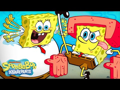 海綿寶寶的才藝！🎤 | 30 分鐘他的絕技和驚喜 | @SpongeBobOfficial (SpongeBob’s Got Talent! 🎤 | 30 Minutes of His Best Skills & Surprises | @SpongeBobOfficial)