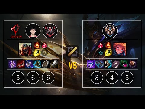 GRF Naehyun Zed vs Zoe Mid - KR GrandMaster Patch 10.11