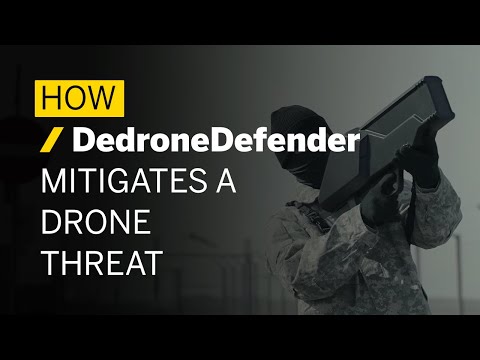 How Dedrone Defender mitigates a drone threat