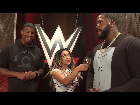 Jameis Winston and Donovan Smith go backstage at Raw: June 27, 2016