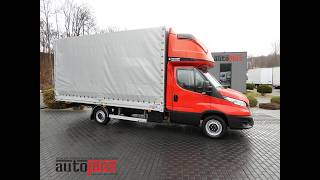 IVECO DAILY 35S18 TARPAULIN 10 PALLETS WEBASTO CRUISE CONTROL LED LIGH tarpaulin truck < 3.5t | Image 4 - Autoline