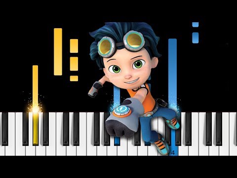 Rusty Rivets - Theme Song - Piano Tutorial / Piano Cover