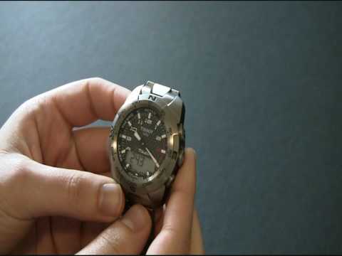 comment regler une montre tissot t touch