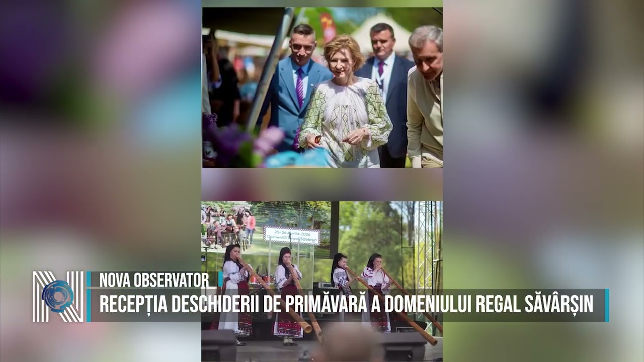 Recepția deschiderii de primăvară a Domeniului Regal Săvârșin