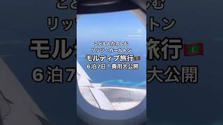 【リッツ・カールトン モルディブ🇲🇻】かかった費用大公開！　#モルディブ #子連れ旅行 #海外旅行