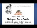 Book Club Stripped Bare Guide To Citing Using History Sources