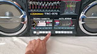 Video thumbnail for Lasonic TRC-975 Boombox Stereo Demo by ryanrccola