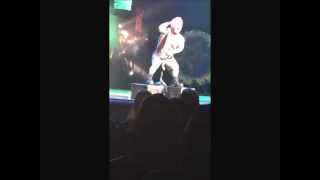 Midget swinging a medicine ball from his cock (Circus Of Horrors)