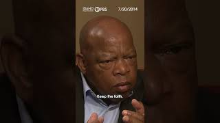 Former U.S. Rep. John Lewis: "You have to be hopeful."