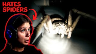 ARACHNOPHOBE PLAYS SPIDER HORROR GAME | Huntsman (Demo)