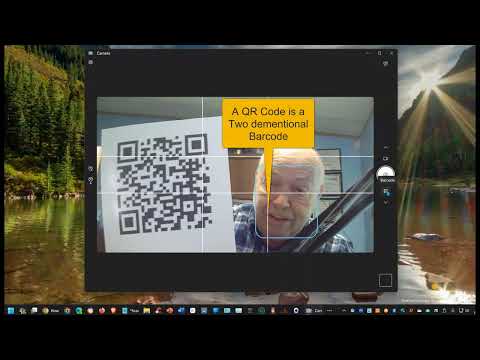 Using the Camera app in Windows 11 to scan QR Codes