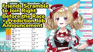 Friends Scramble to Join Right Before the Race + Prediction Job Announcement | Omaru Polka