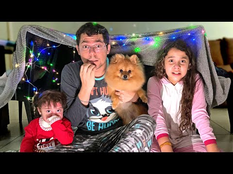 WE MADE A CAMP IN THE ROOM AND LOOK WHAT HAPPENED!!